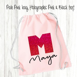 Sac de sport personnalisé pour enfants Sac à cordon de serrage pour enfants, Cadeau de Pâques pour enfants, Cadeau de Noël, Sac d’éducation physique pour la rentrée scolaire,