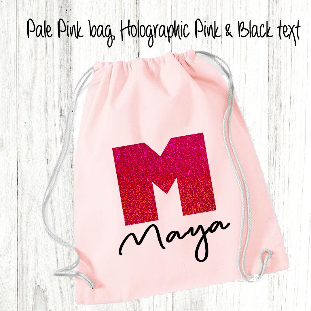 Personalised Gym Bag for Kids Drawstring Bag for Kids Easter Etsy UK