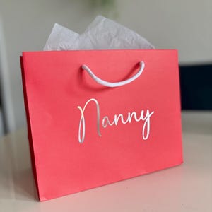 Bolsa de regalo roja personalizada, bolsa de regalo de boda personalizada, bolsa de regalo de lujo para fiestas