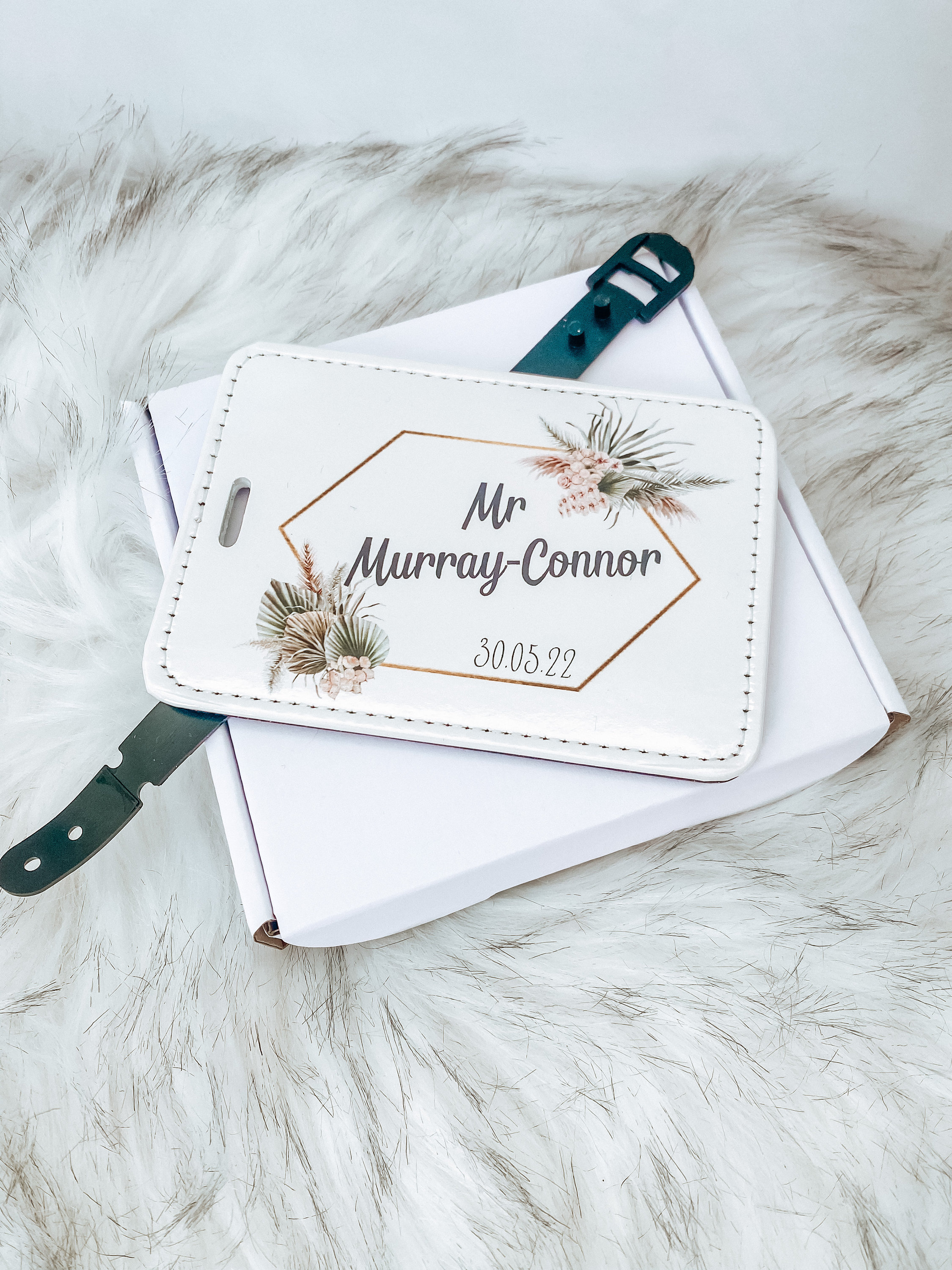 Personalised Luggage Tag Mr \u0026 Mrs 