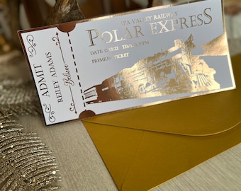Bilhete de Natal Polar Express, Presente de Natal surpresa, Todos a bordo