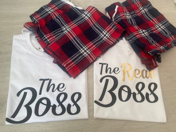 The boss and the real boss pyjamas hot sale