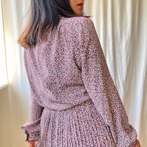 Vintage Japanese Secretary dress - subtle elegant cocktail party dress