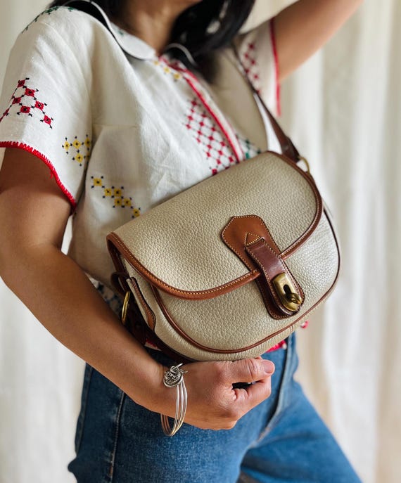 Vintage Dooney & Bourke Norwalk Collection R114 Cream  display picture 1