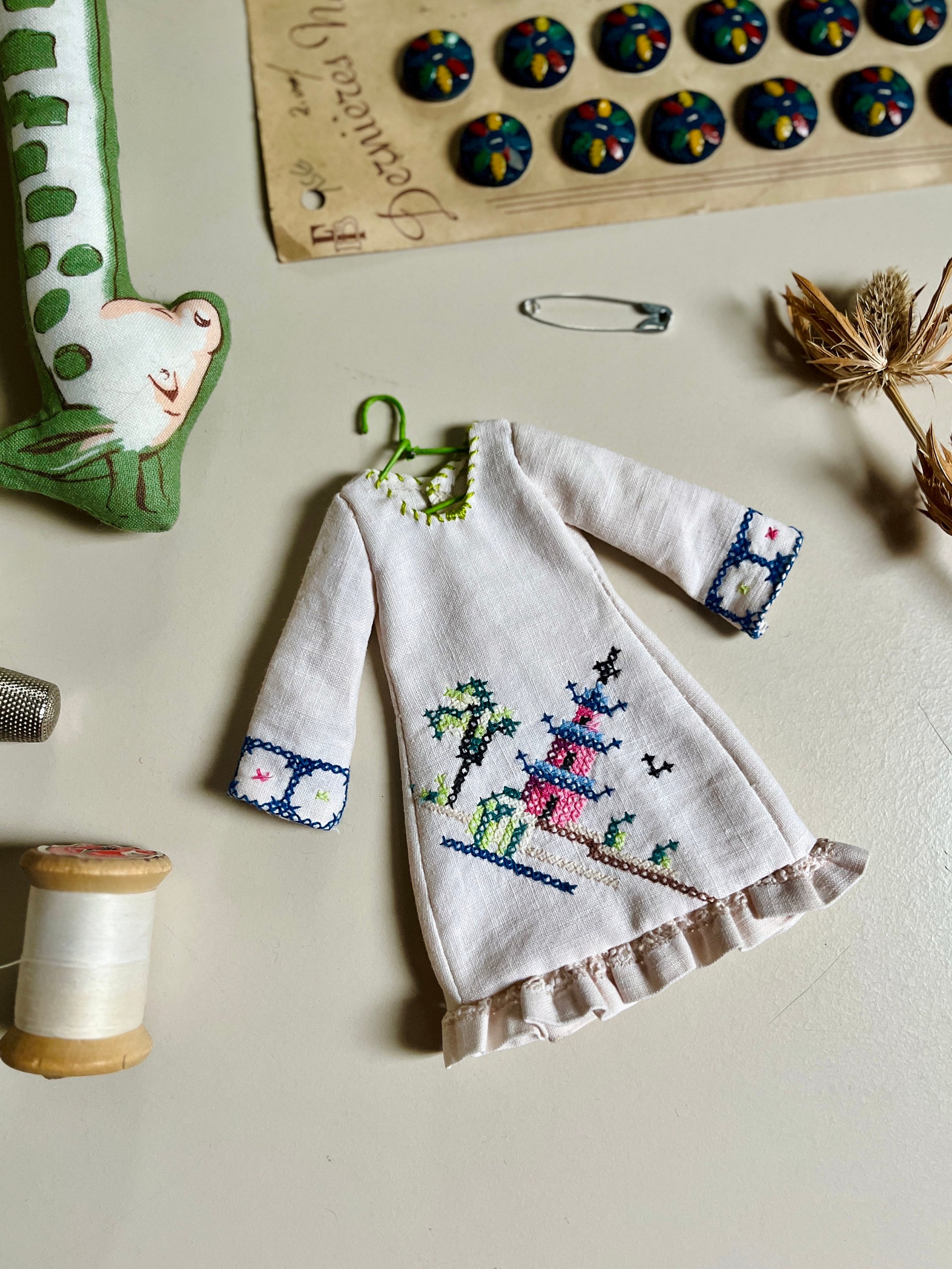 The Blyth Button Dress
