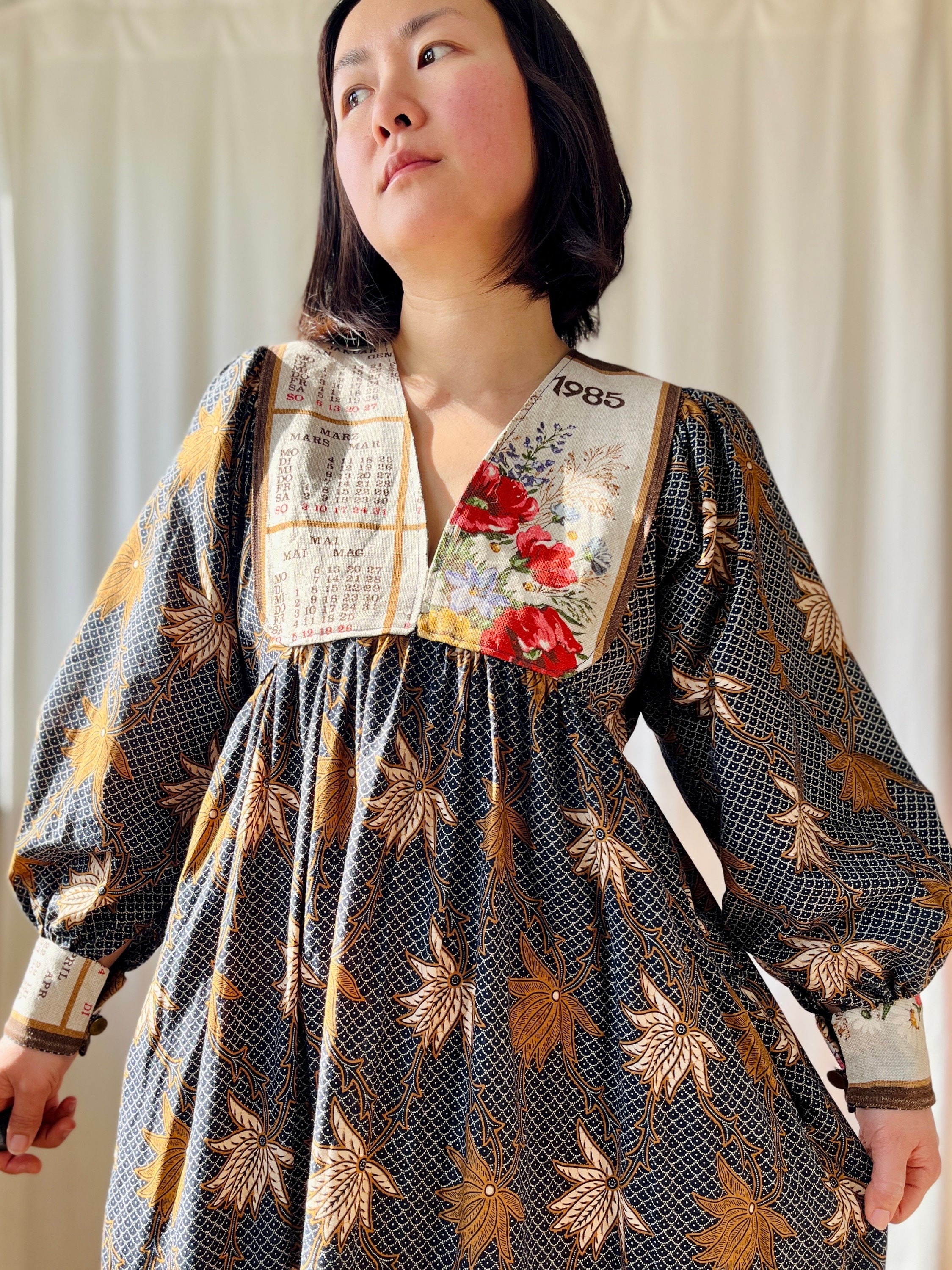 1985 cloth calendar - Etsy 日本