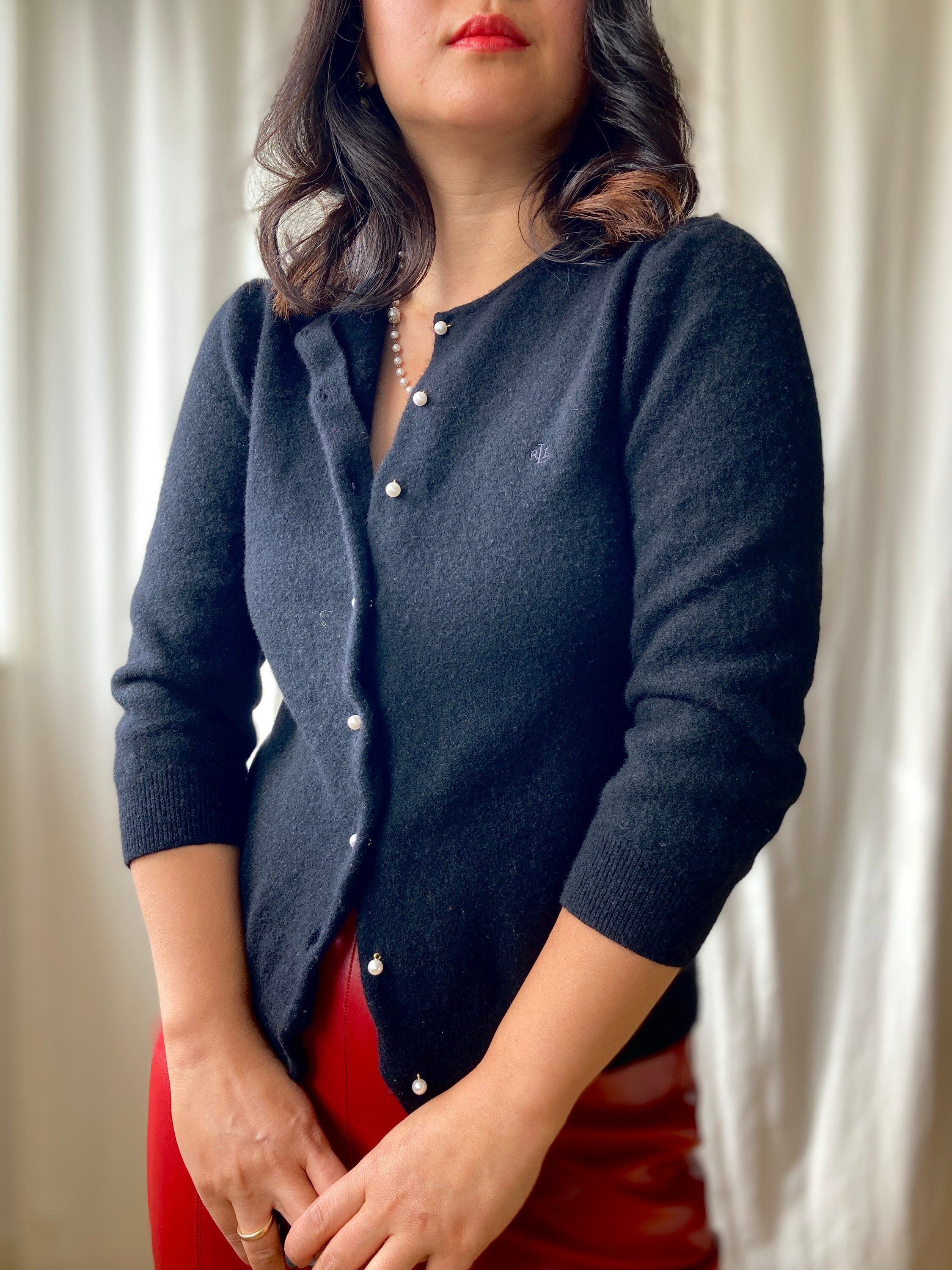 Vintage Y2K Lauren by Ralph Lauren Softest Cashmere Cardigan Etsy