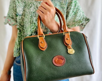 COACH VINTAGE CHUNKY CASE BRITISH TAN LEATHER POUCH BAG 7165