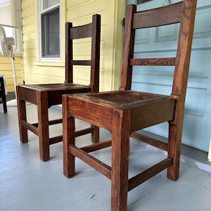 Two Roycroft Chairs