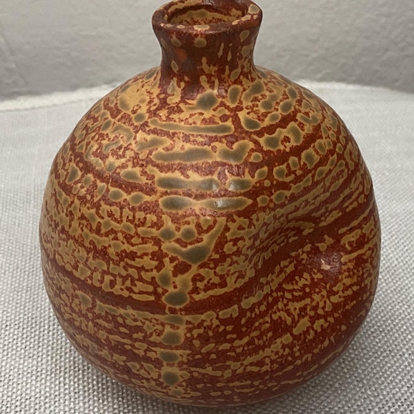 VTG Pinched  Japanese weed vase MCM