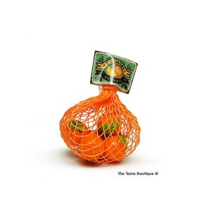For Calico Critters Dollhouse Miniature Food Fruit Bag of Oranges