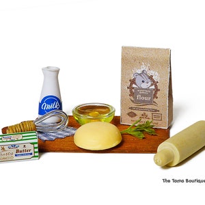 For Sylvanian Families Calico Critters Miniature Food Baking Set