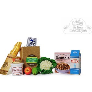 For Calico Critters Miniature Dollhouse Food Custom Made Grocery Bundle
