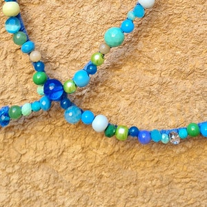 Hängendes blaues Fischornament im Seestil zum Glück | Etsy