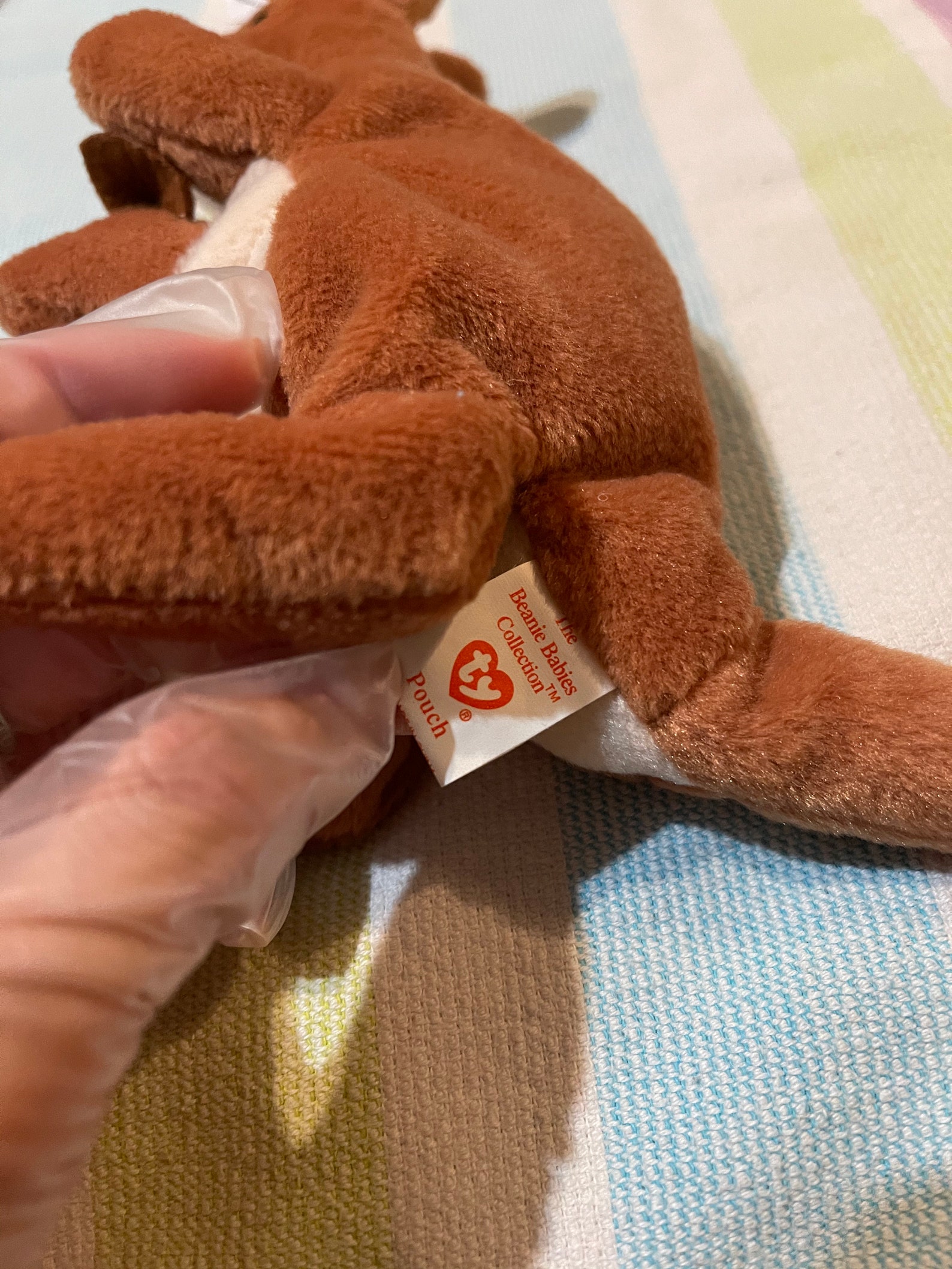 Pouch Beanie Baby Rare and Mint Condition With Tag Error Etsy