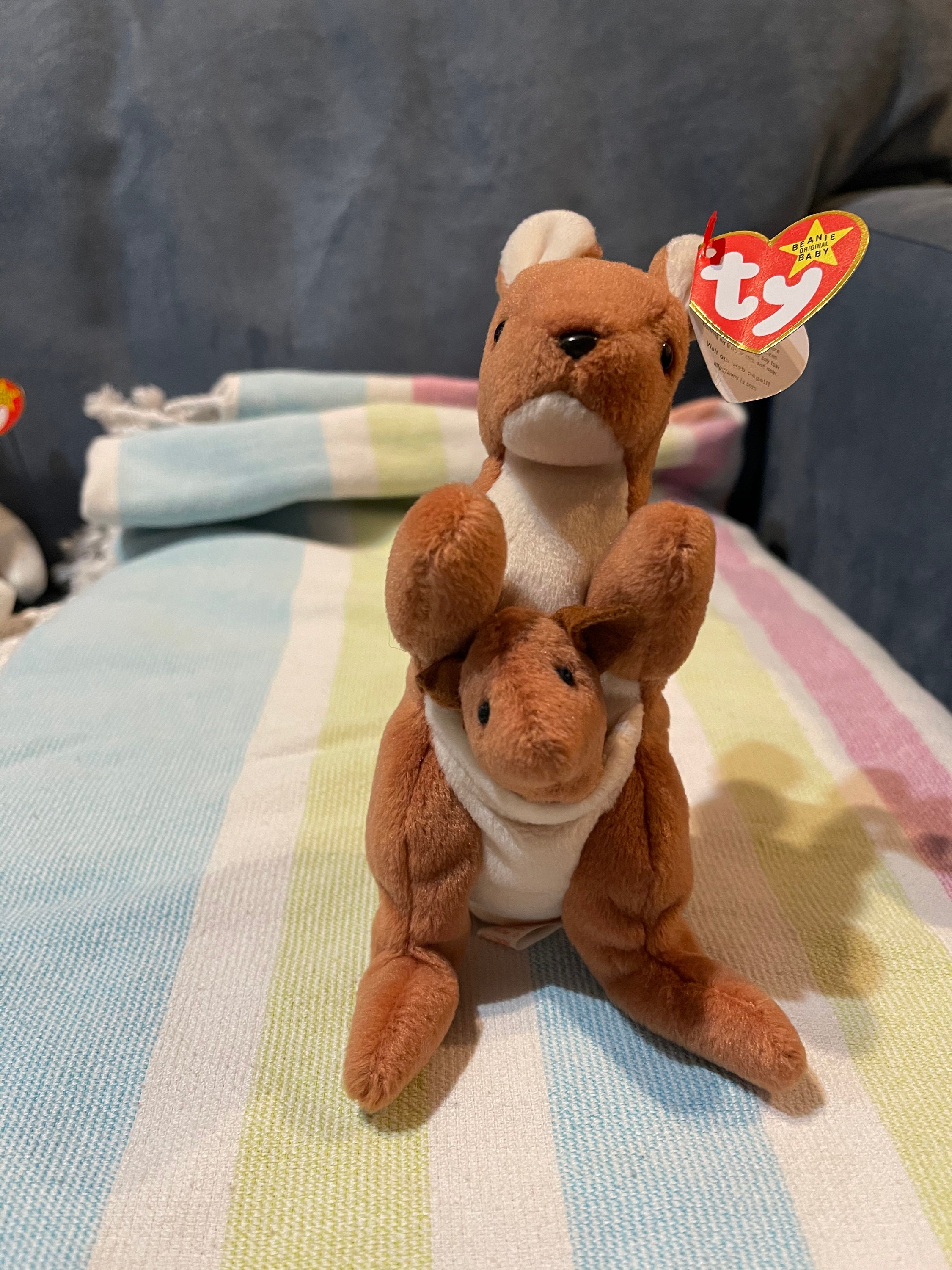 Pouch Beanie Baby Rare and Mint Condition With Tag Error Etsy