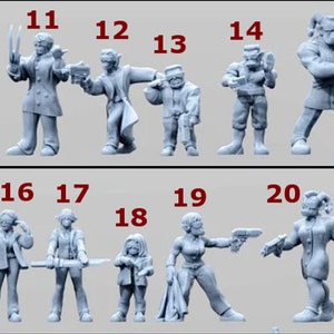 Cyberwars Corps and Cops Set B 32 en 28 mm TGM-7