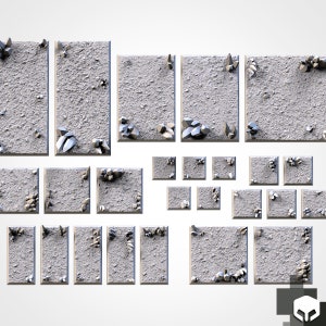Kristallen voetjes 20x20mm, 25x25mm, 25x50mm, 40x40mm, 50x50mm, 75x50mm, 75x75mm, 100x50mm vierkant. Txarli-fabriek