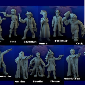 Cthulhu Investigators 32 & 28mm TGM-7