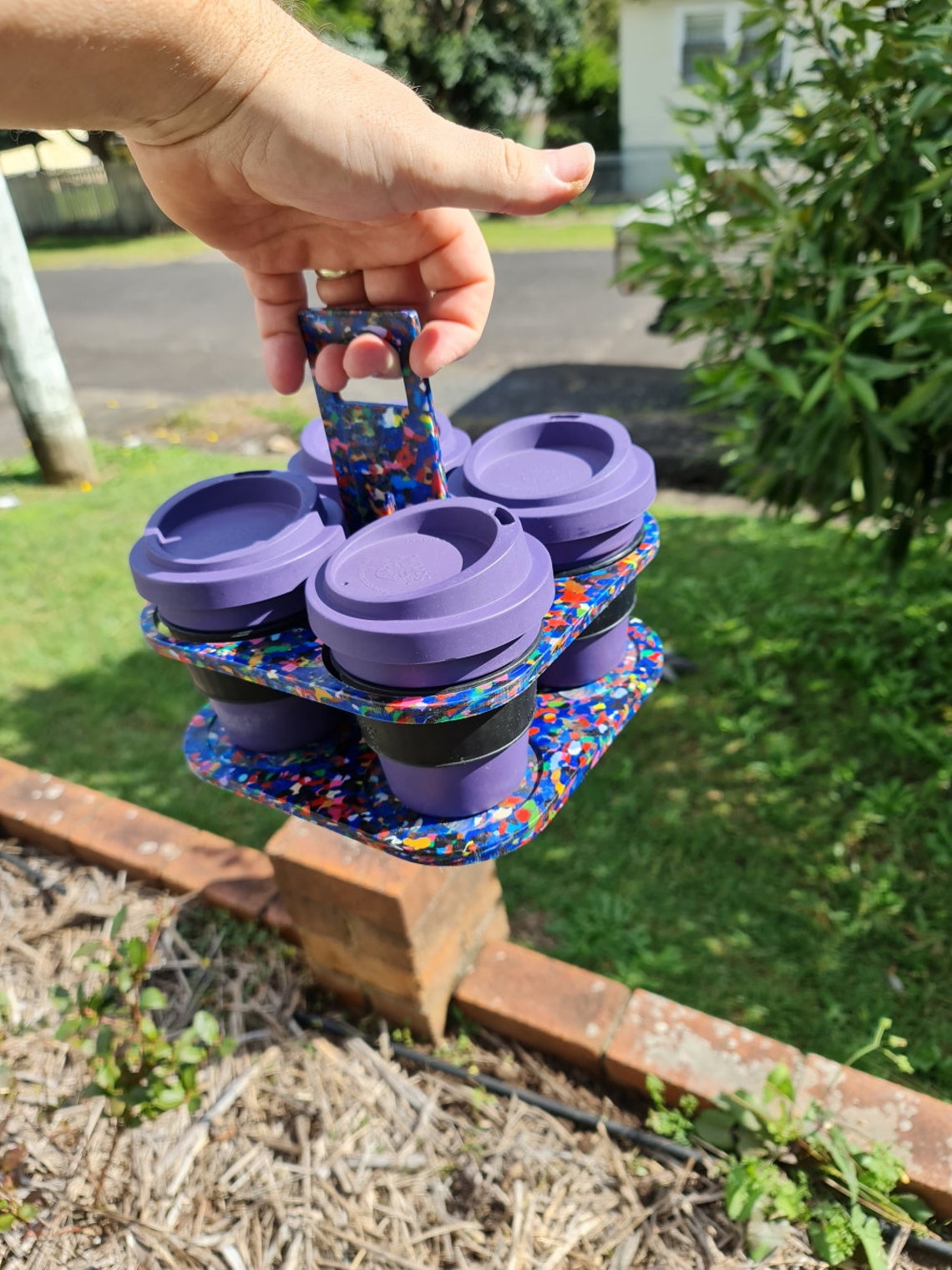 100 Recycled Reusable 4 Cup Takeaway Coffee Carrier Etsy UK