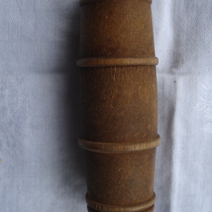 Vintage Wooden Sewing Needle Holder