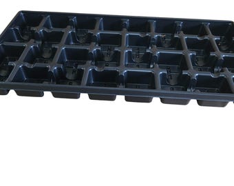 Trays for 2.5" Small Pots - Holds 32 Pots per Tray - Greenhouse Tray with Holes