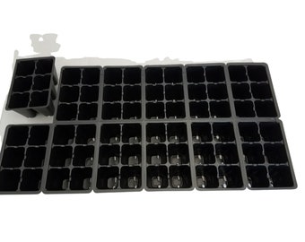 Seed Starting - 1206 Inserts for Growing Trays (12 trays of 6 holes per sheet)