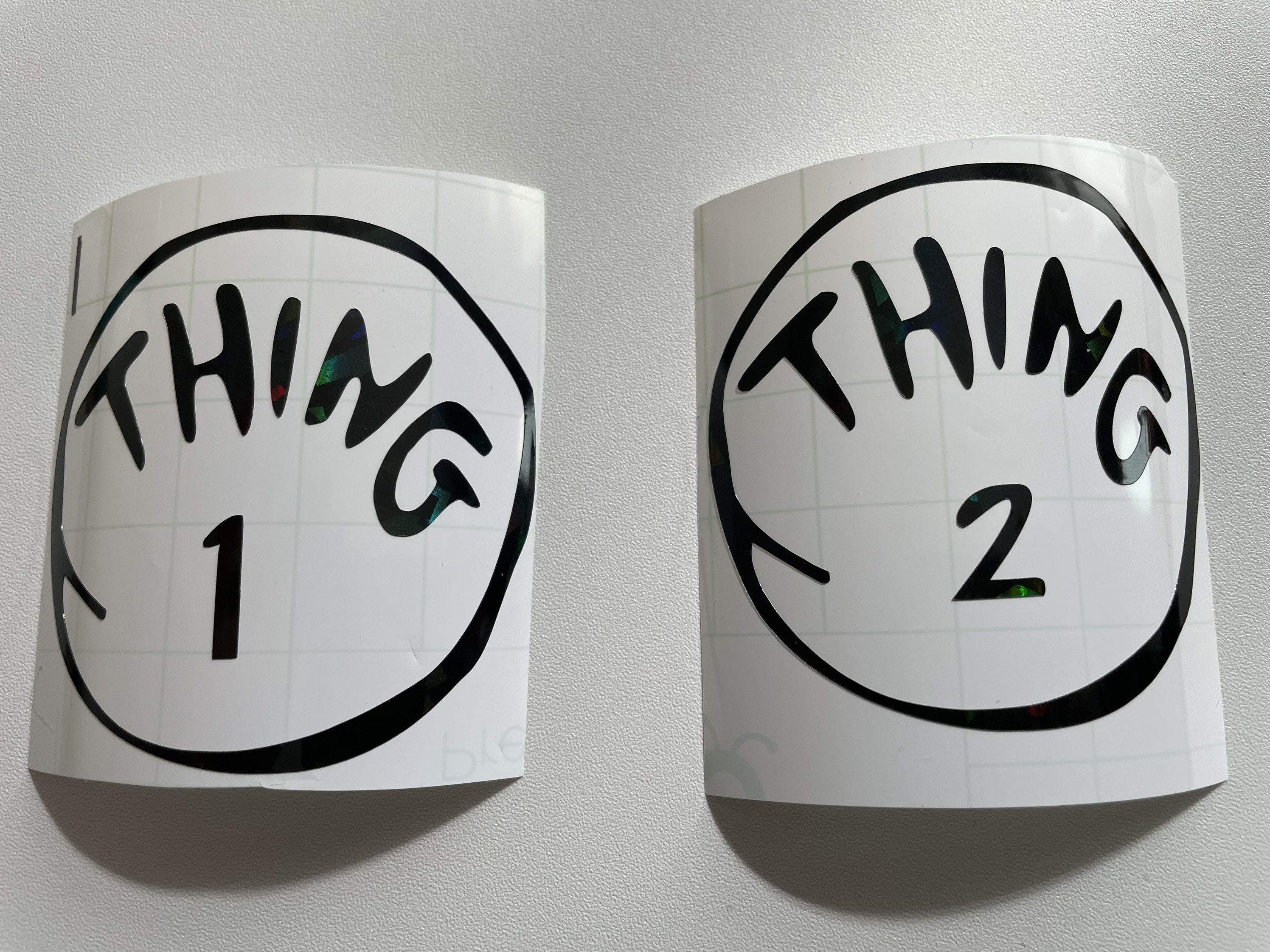 Free Printable Thing 1 Decal