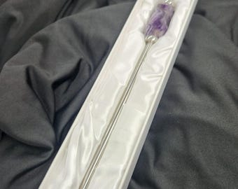 Amethyst Stainless Steel Drinking Straw