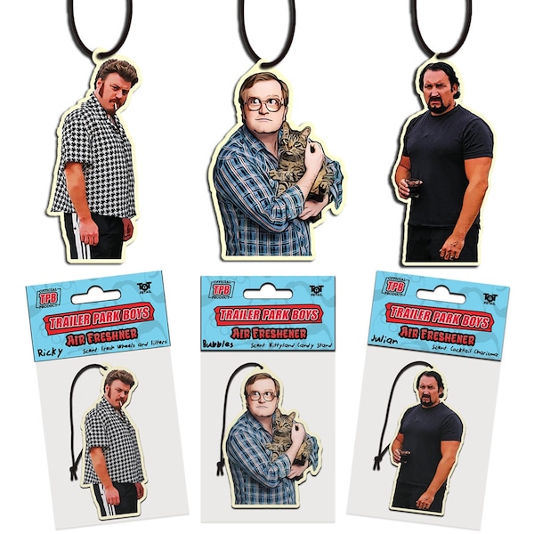 Trailer Park Boys Car Air Freshener 3 Pack: Officially Licensed TPB Collectibles