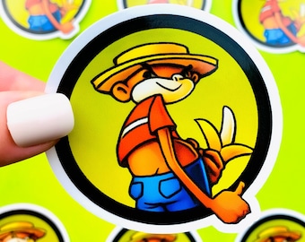 Johnny Chimpo Sticker: Officially Licensed Super Troopers Vinyl Decal