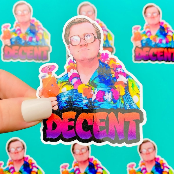 Bubbles Decent Sticker Etsy