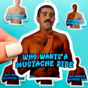 Super Troopers Ramathorn Sticker Mustache Ride | Officially Licensed Super Troopers | Funny Highway Patrol Police Officer Sticker Police