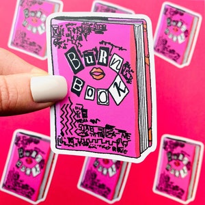 Burn Book Sticker for Sale by LisaDylanArt
