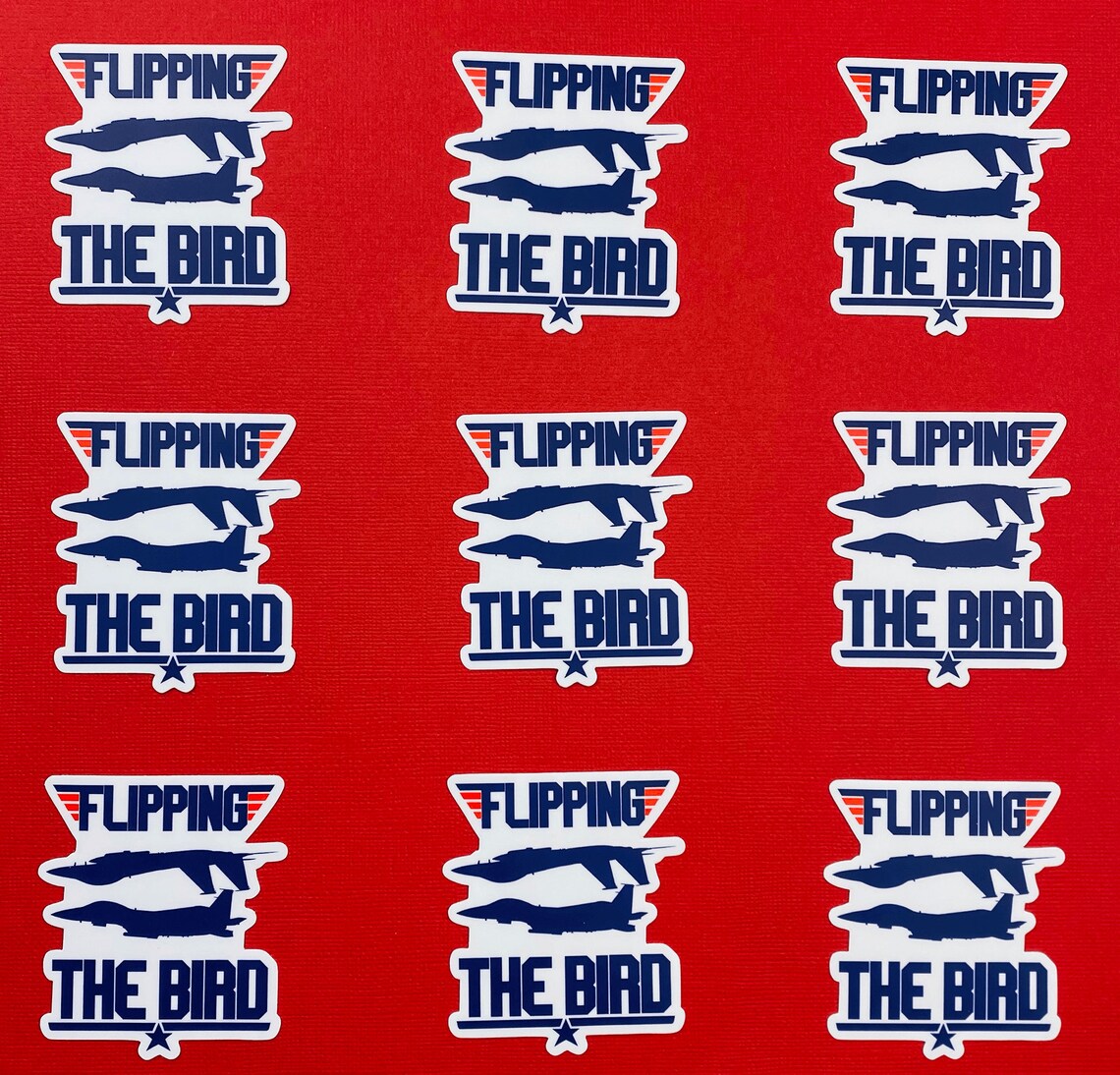 Funny Aviation Sticker Flipping the Bird Sticker for Pilots Etsy