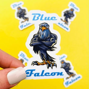 Blue Falcon Sticker for Police Law Enforcement Military Buddy F*cker