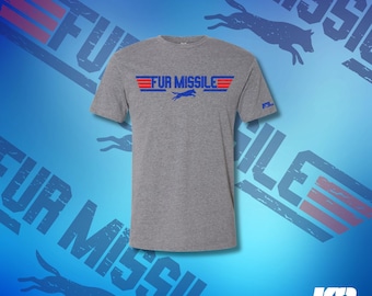 Fur Missile K9 T-Shirt - German Shepherd, Malinois, K9 Unit Shirt
