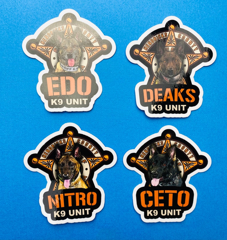 Custom K9 Sticker K9 Unit Police Dog Law Enforcement Handler Etsy