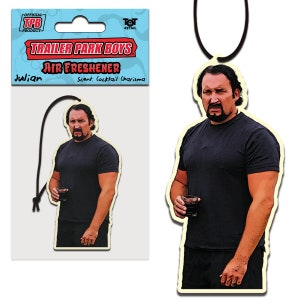 Ambientador para coche Trailer Park Boys Julian / Ambientador colgante para coche Trailer Park Boys con licencia oficial