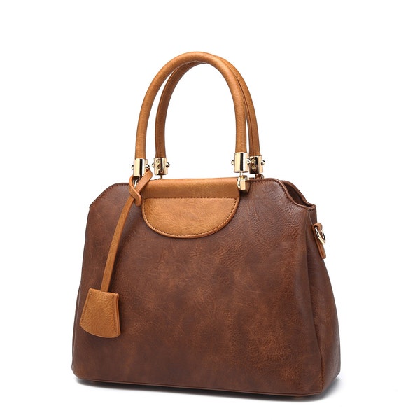 Ladies Handbags & Shoulder bag Fashionable top handle bag waterproof handbag made of Unique quality artificial leather