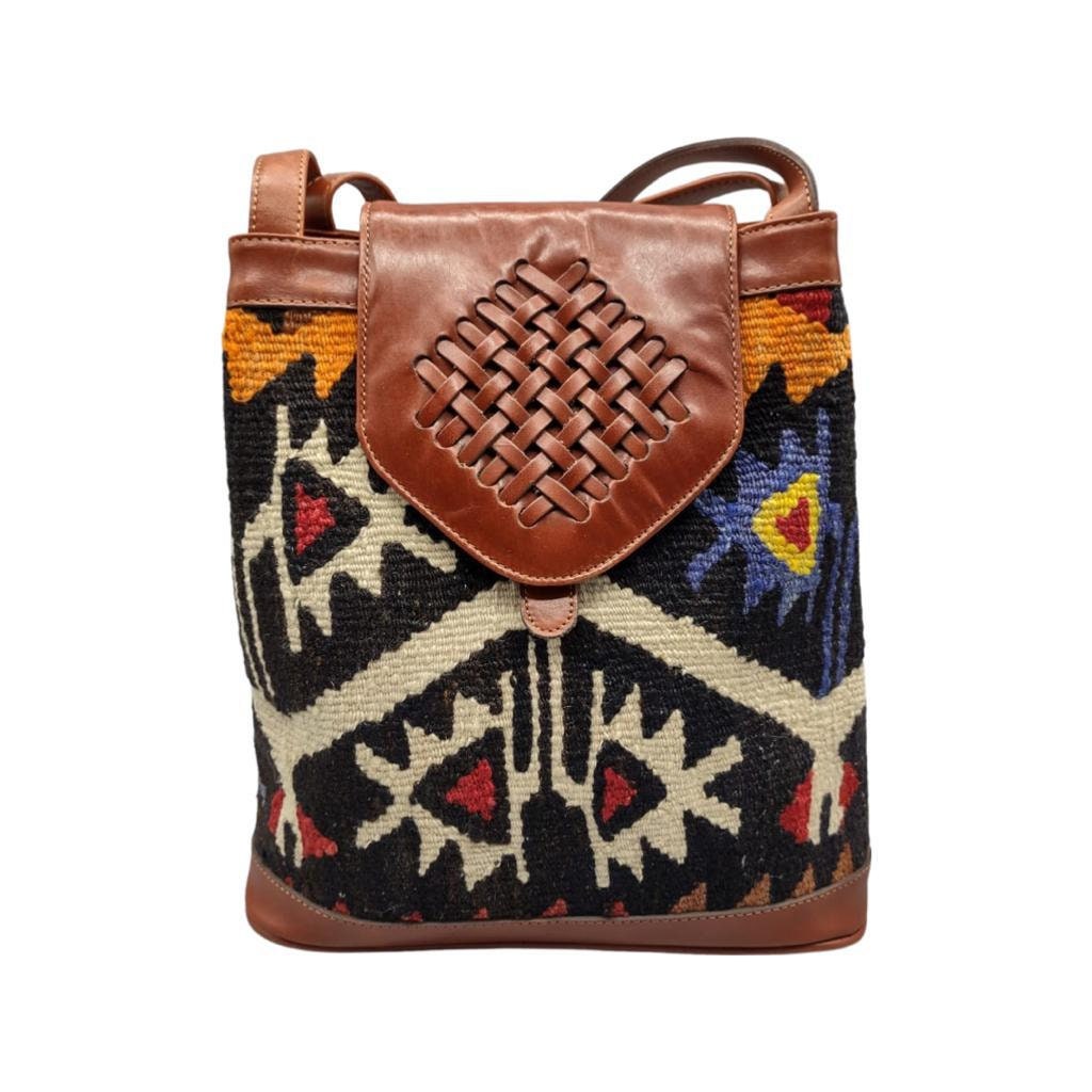 Kilim Bag With Long Handle, Kilim Shoulder Bag, Vintage & Genuine Leather,  Gift For Her - Yahoo Shopping