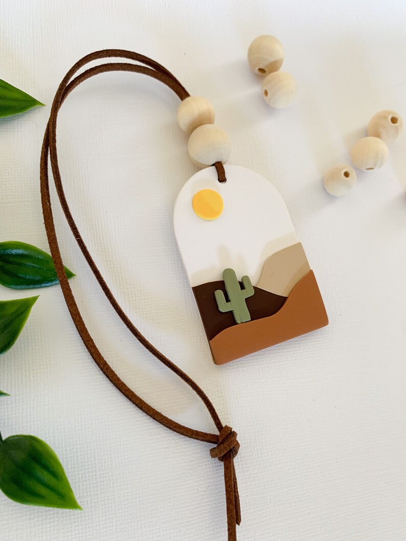 Sunset Boho Car Accessories Boho Car Decor Car Mirror Etsy