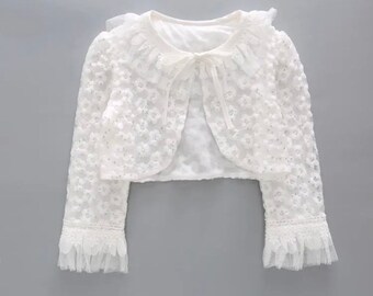 ladies white bolero jacket
