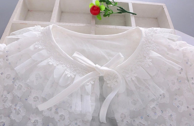 Girls Bolero White Shrug Wedding Flower Girl Bolero Jacket Etsy