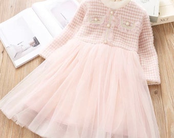 winter party dress for baby girl