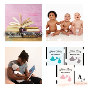 Baby Memory Book, Milestone Book, Paper Back Book
