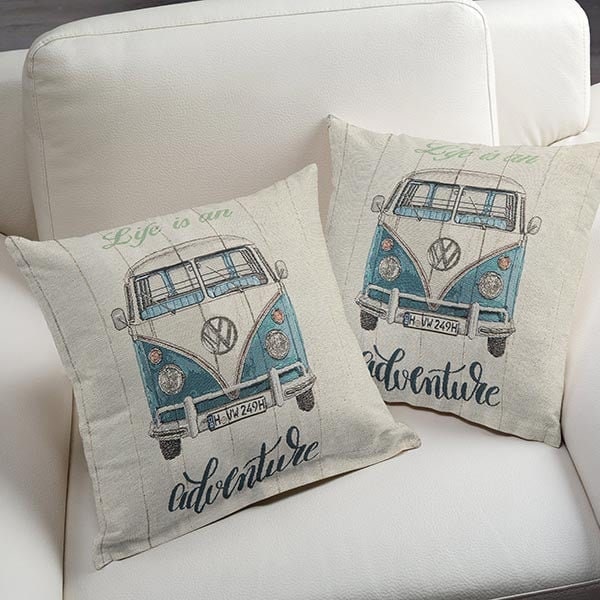 Coussin Van en Jacquart