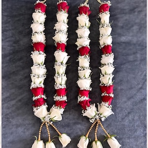 Fresh Flower Wedding Garland| Nikkah | Indian Wedding| Desi Wedding| Bride & Groom Mala| Vivah| Kalyanam|Muslim Wedding|Hindu Wedding