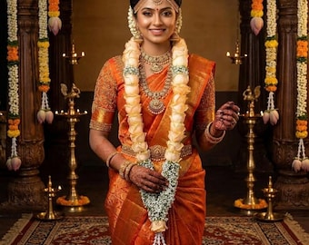 Fresh Rose & Baby's Breath Indian Wedding Garland – Jai Mala Haar Lei