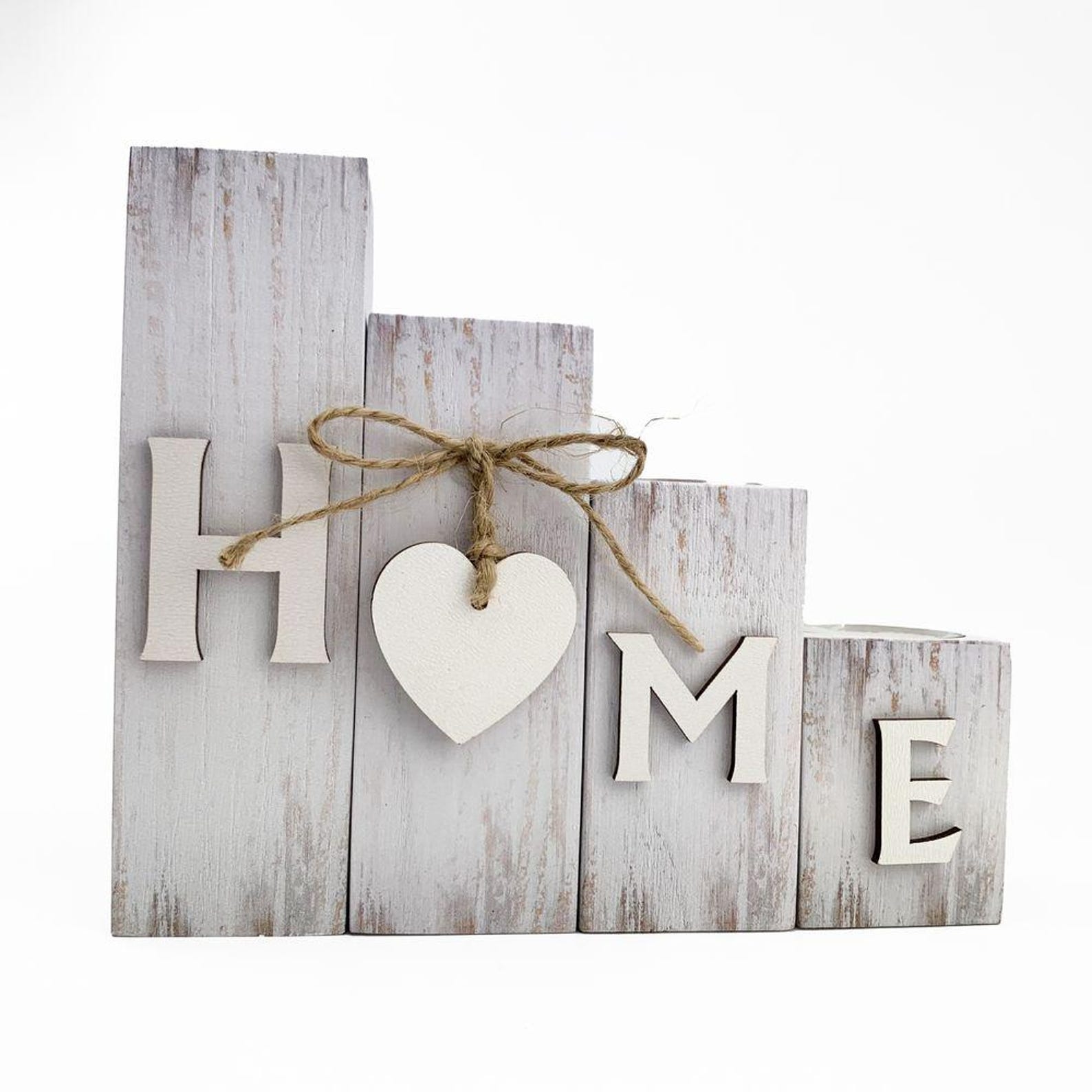 Set of Candle Holders, Set of Wooden Candle Holders, Decorative Wooden ...